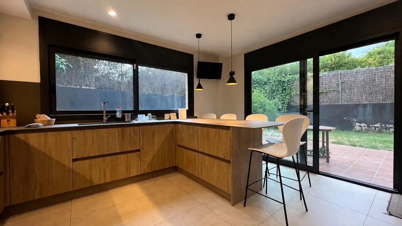 Cocina de Casa o chalet en venta en Argentona con Aire acondicionado, Calefacción y Parquet