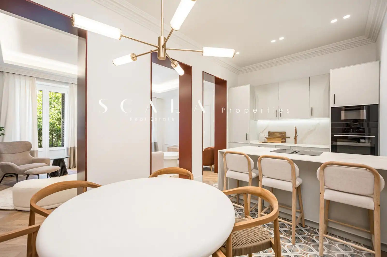Küche von Wohnung zur Miete in Madrid mit Klimaanlage, Heizung und Terrasse