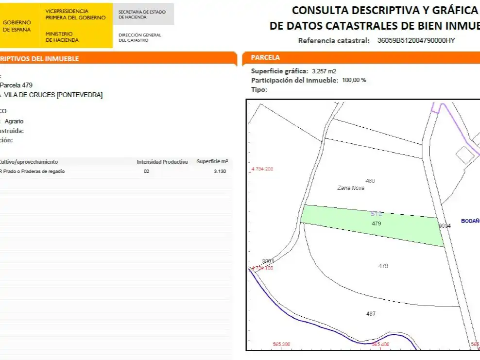 Terreny rústic en venda a PO-205 32