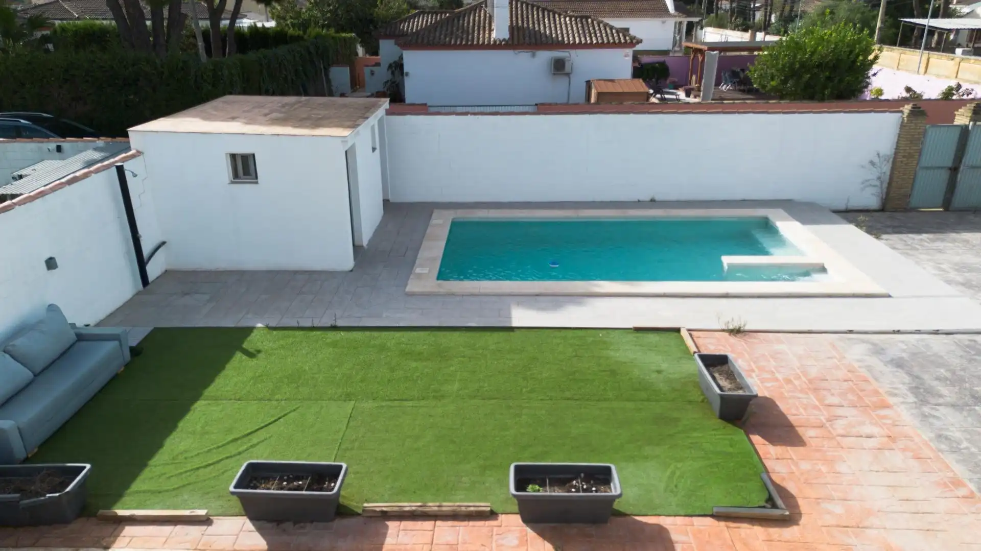 Piscina de Casa o xalet en venda en Pelagatos - Pago del Humo