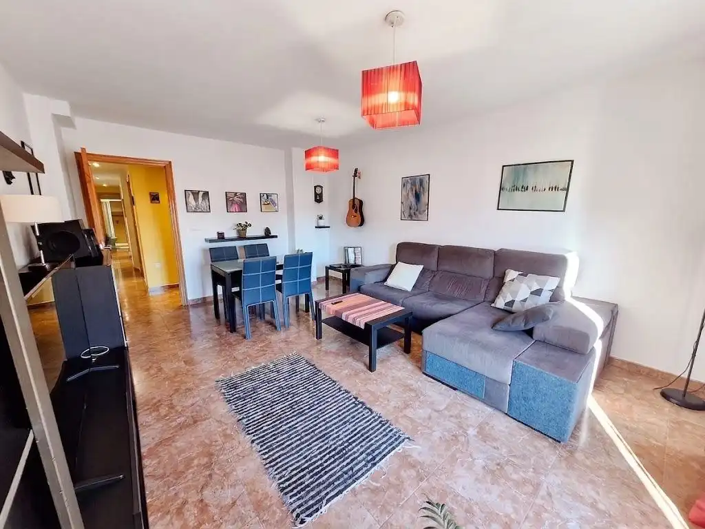 Living room of Flat for sale in Castalla  with Furnished and Balcony