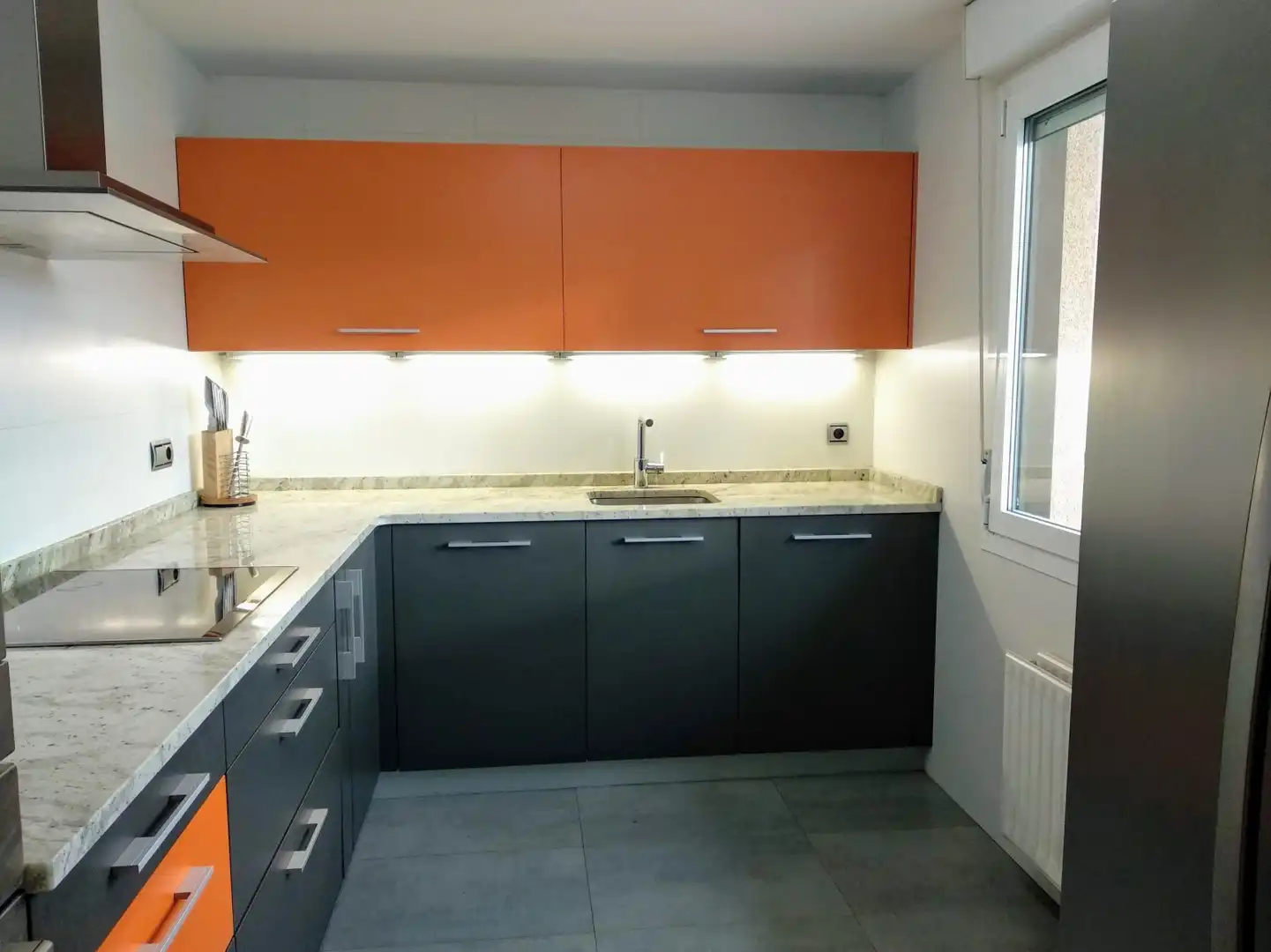 Cocina de Ático de alquiler en Barañáin / Barañain con Calefacción, Parquet y Terraza