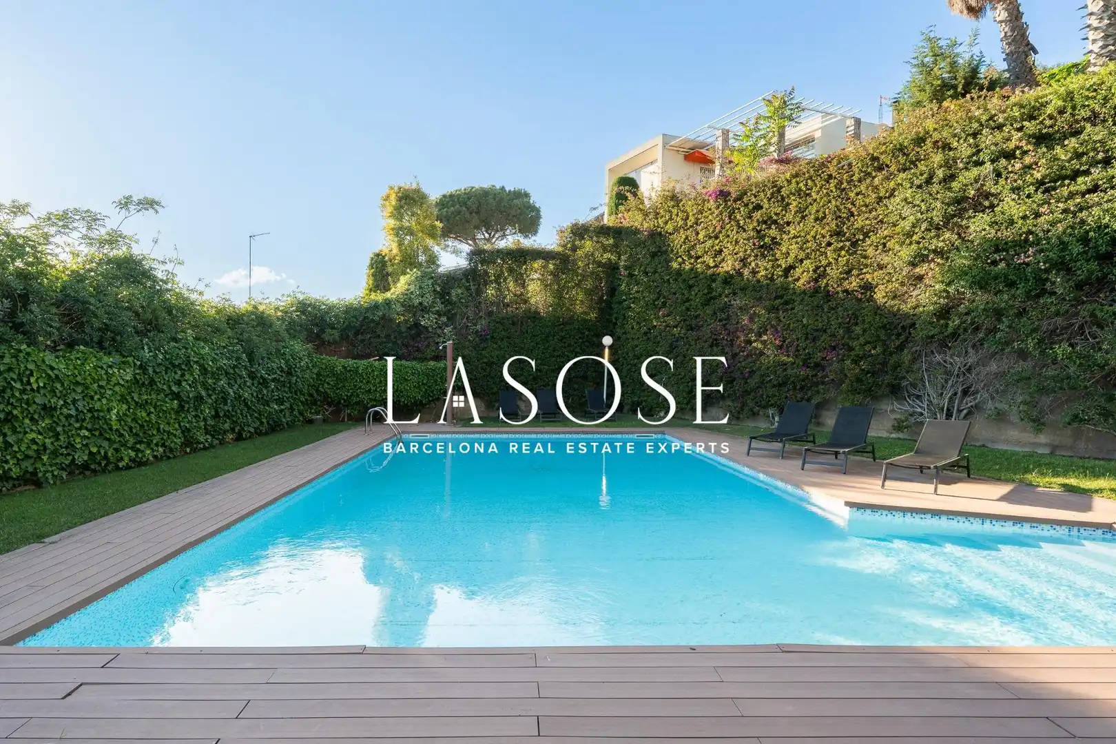 Swimming pool of Houses for rent in Sant Just Desvern  with Heating, Private garden and Terrace
