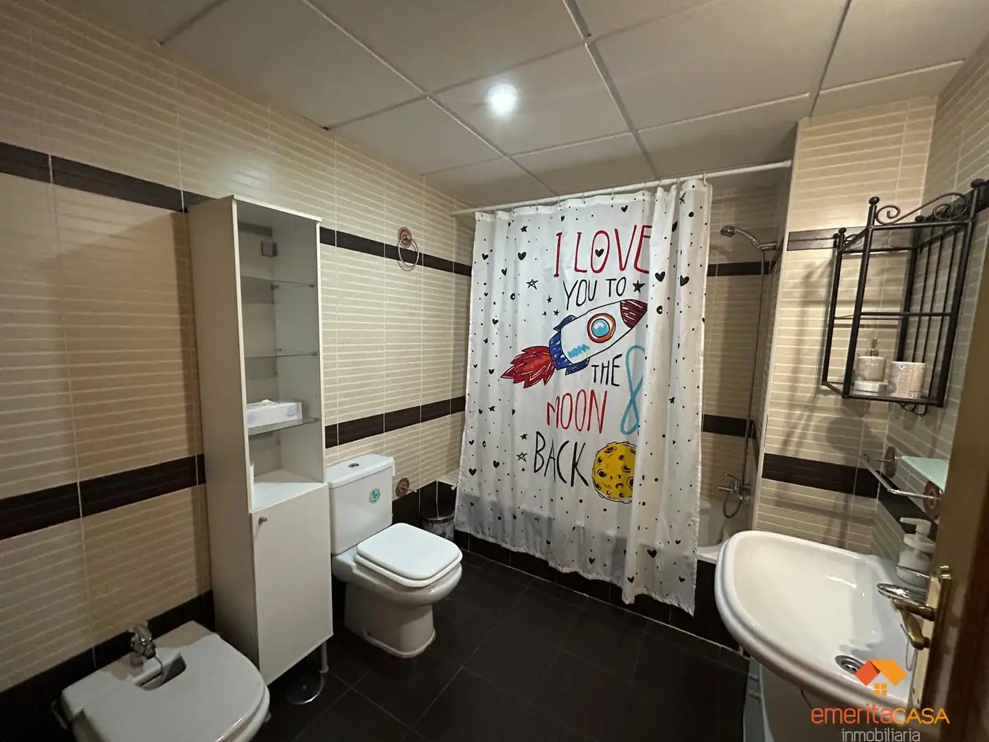Badezimmer von Wohnung zur Miete in Mérida mit Klimaanlage, Parkett und Abstellraum