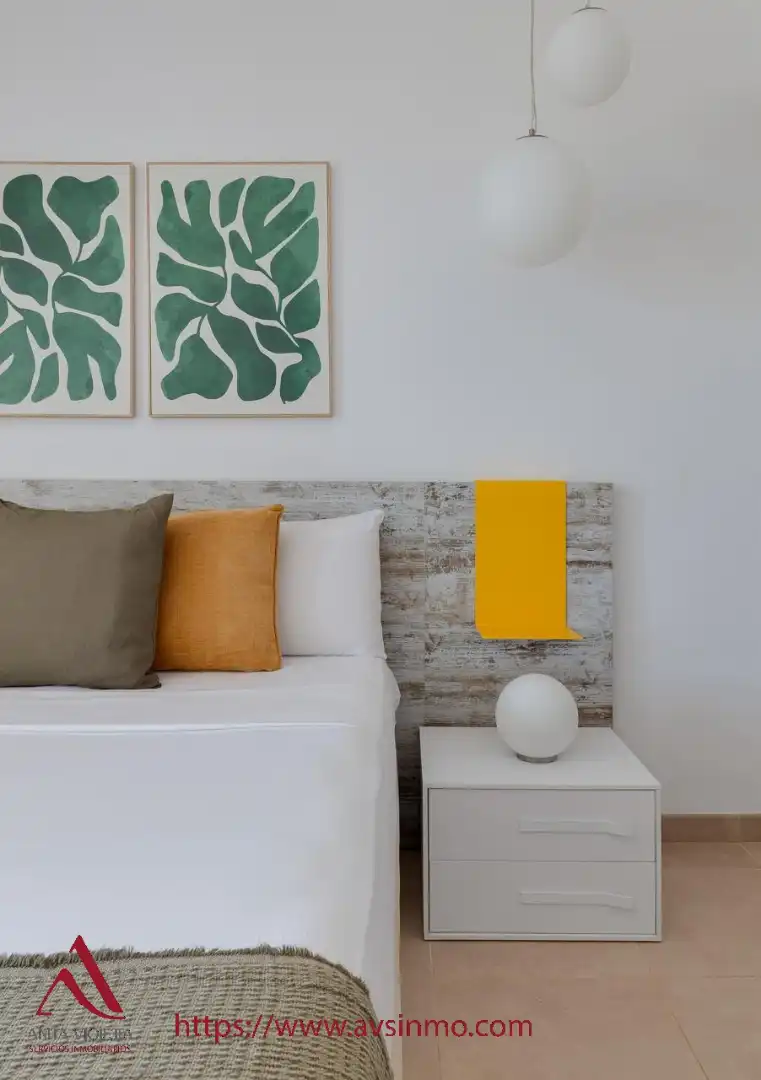 Dormitori de Apartament de lloguer en Orihuela amb Aire condicionat, Moblat i Forn