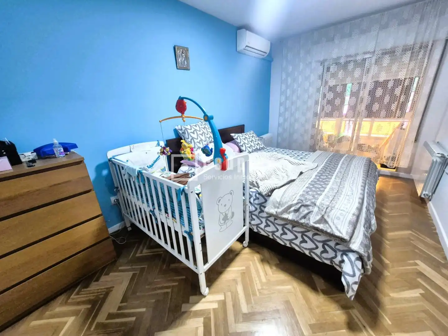 Schlafzimmer von Wohnung zum Verkauf in Parla mit Klimaanlage, Heizung und Privatgarten