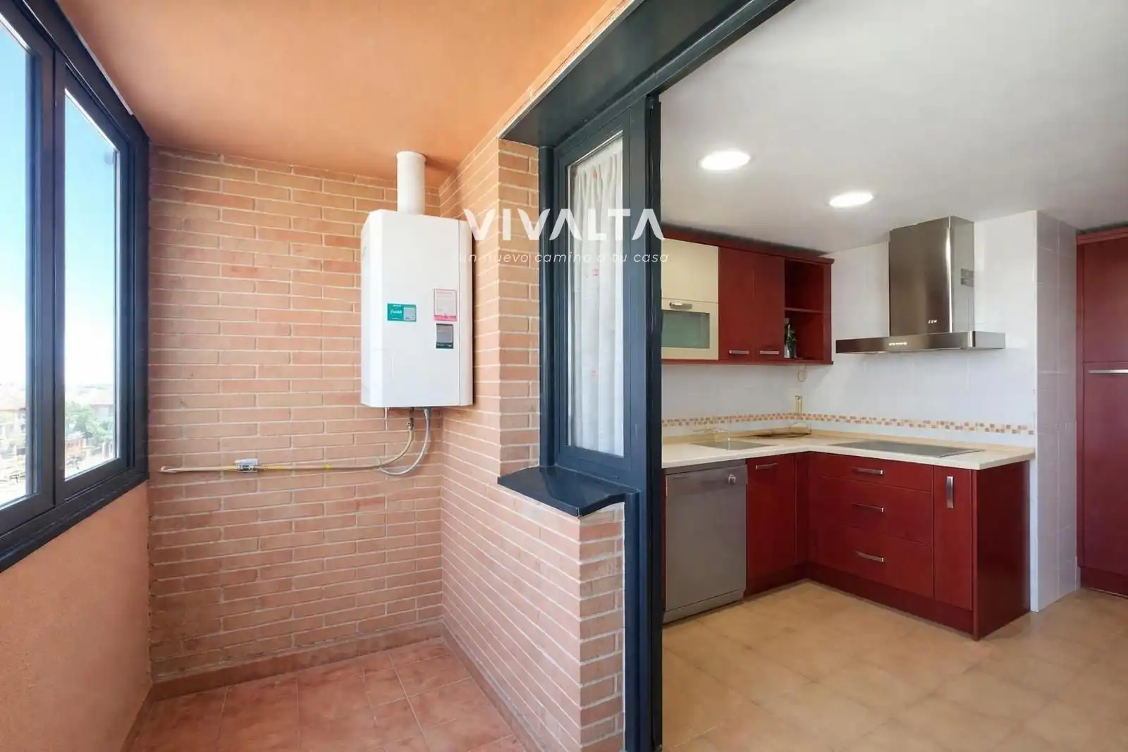 Cuina de Àtic de lloguer en Valdemoro amb Aire condicionat, Calefacció i Terrassa