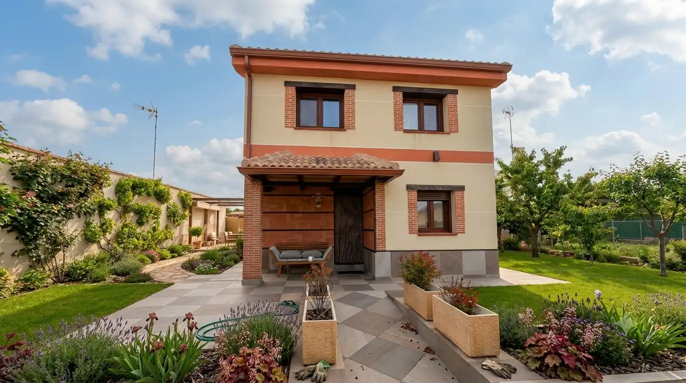 Vista exterior de Casa o chalet en venta en Trijueque con Aire acondicionado, Calefacción y Jardín privado