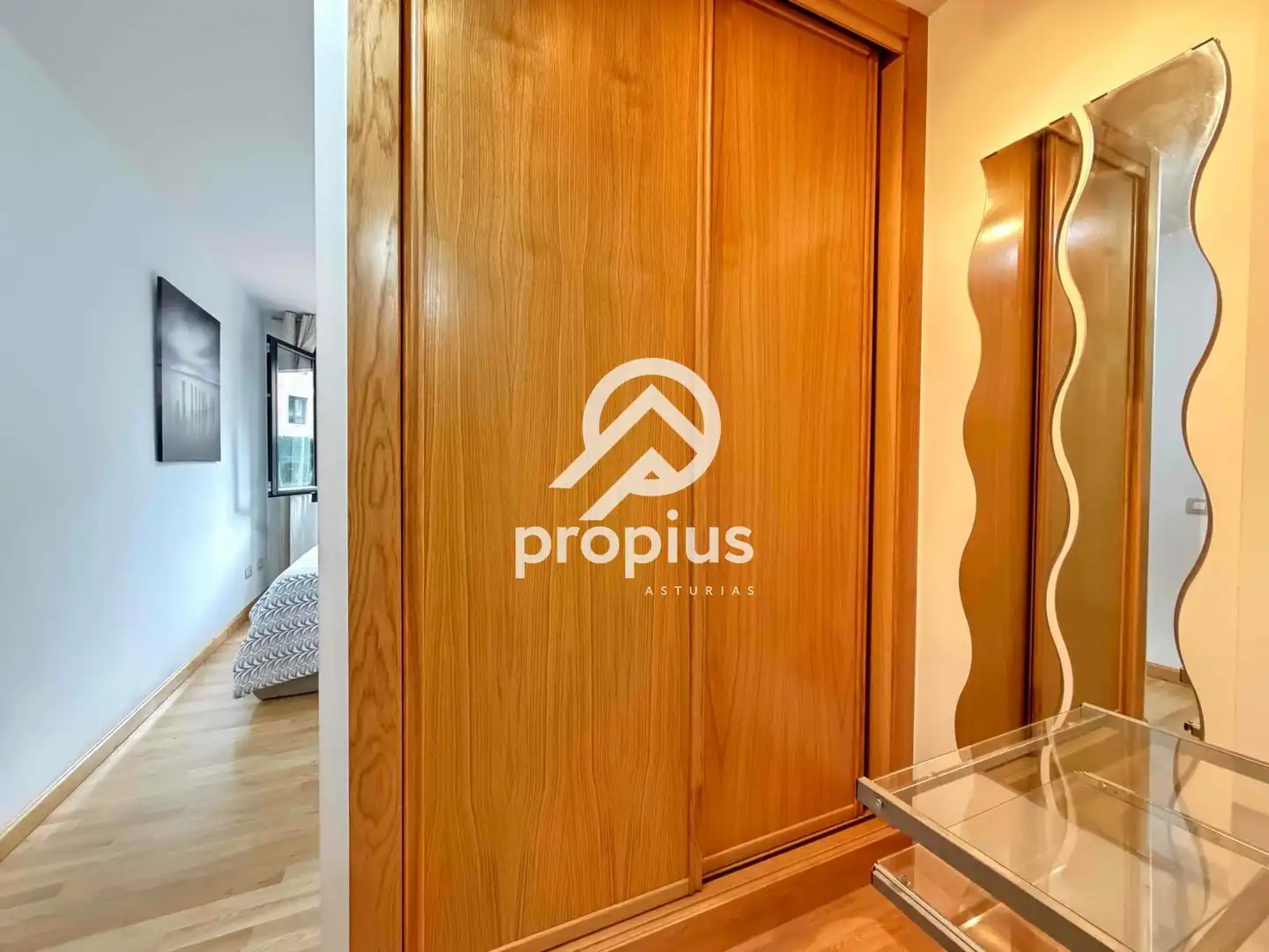Bedroom of Flat for sale in Llanes  with Heating, Terrace and Storage room