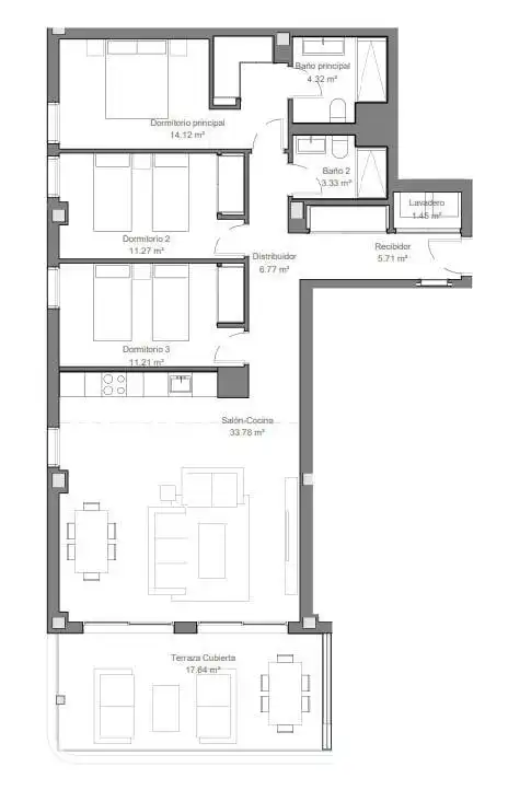 Apartament amb ascensor en venda a El Pinillo, imagen 17
