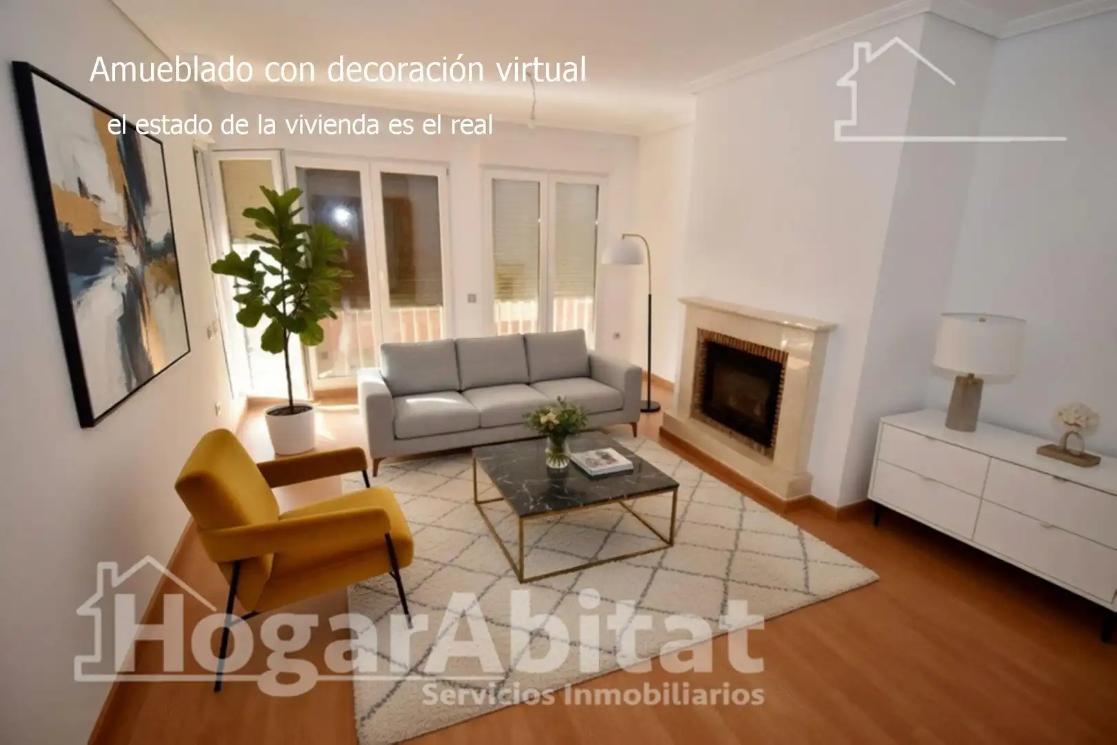 Sala d'estar de Pis en venda en Vila-real amb Aire condicionat, Terrassa i Traster