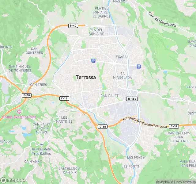 Vista exterior de Piso en venta en Terrassa