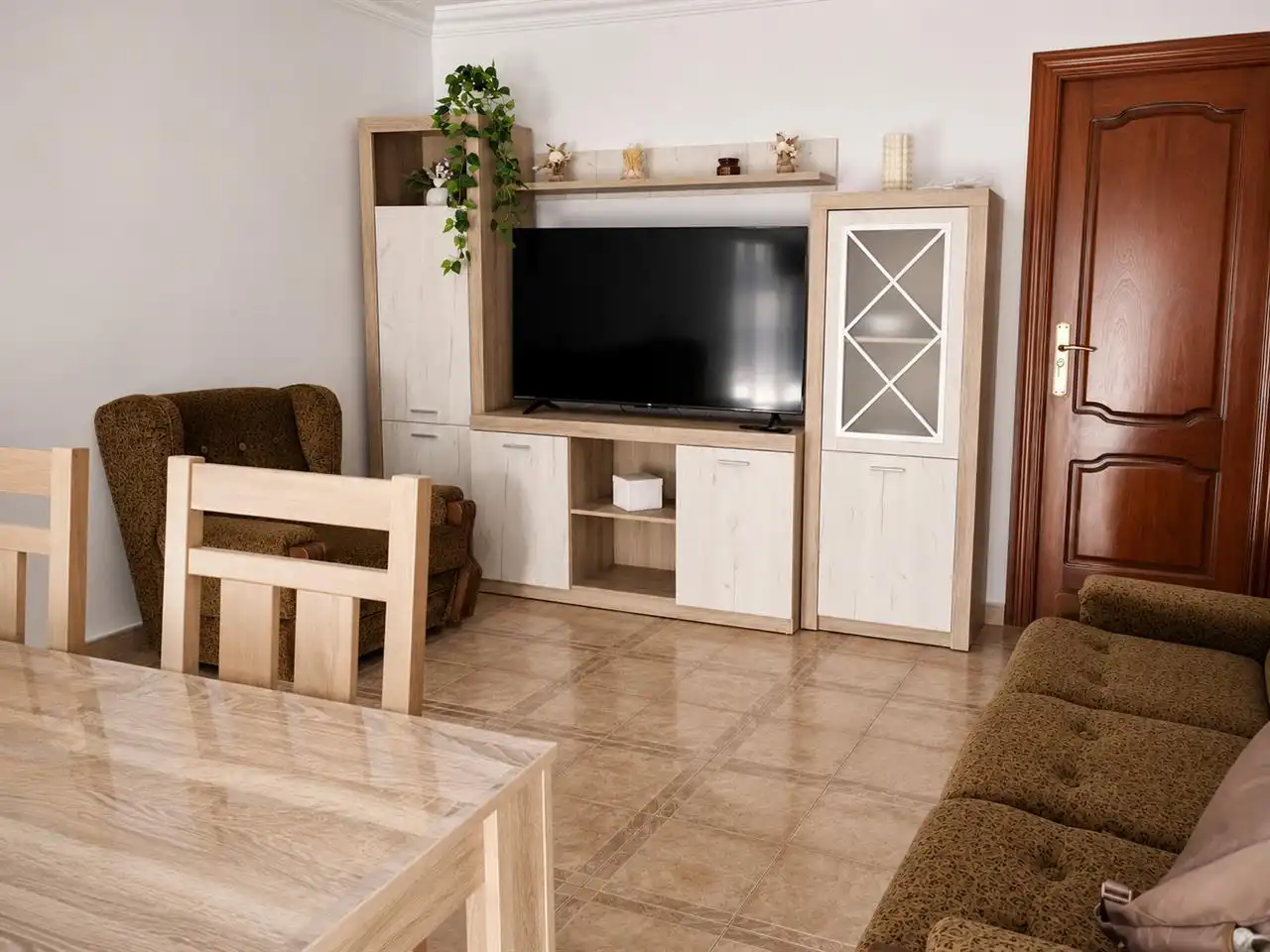 Living room of Flat for rent in Málaga  with Furnished