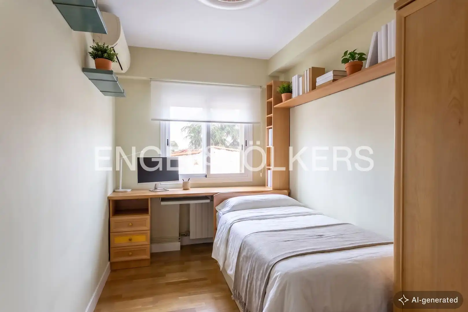 Bedroom of Flat for sale in Madrid  with Air Conditioner, Heating and Terrace