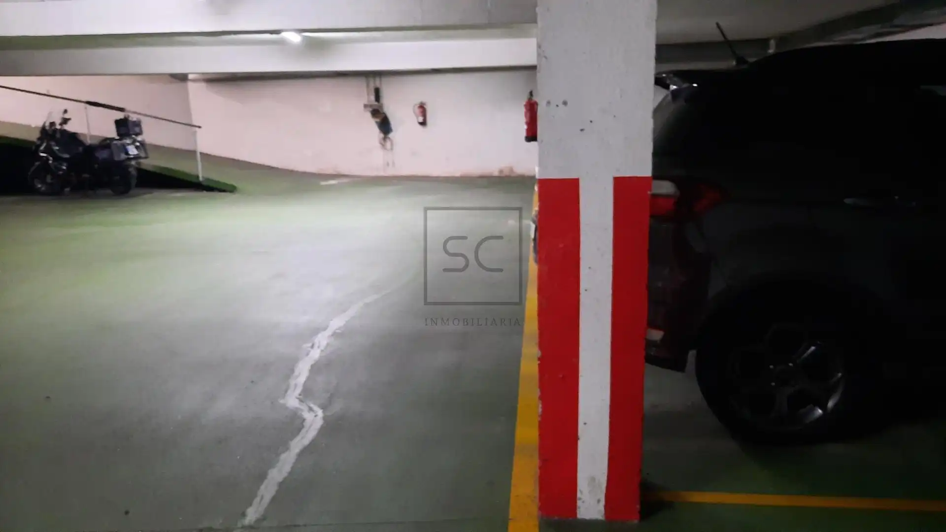 Parking of Flat for rent in Ferrol  with Heating, Terrace and Furnished