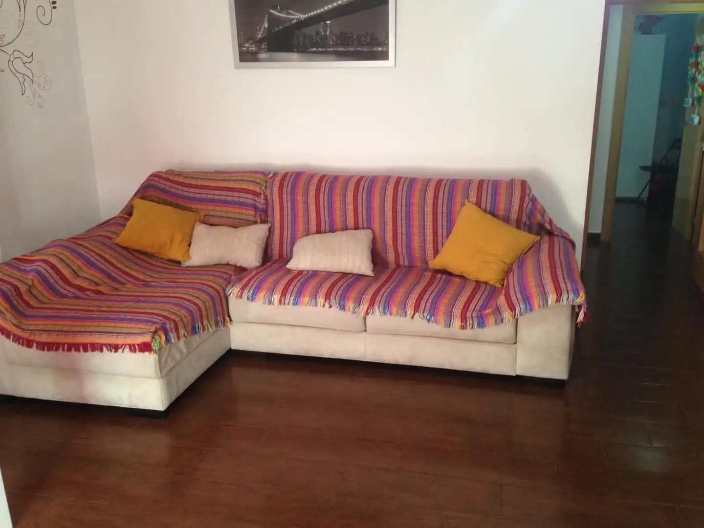 Sala de estar de Piso en venta en Almodóvar del Campo con Aire acondicionado, Calefacción y Trastero