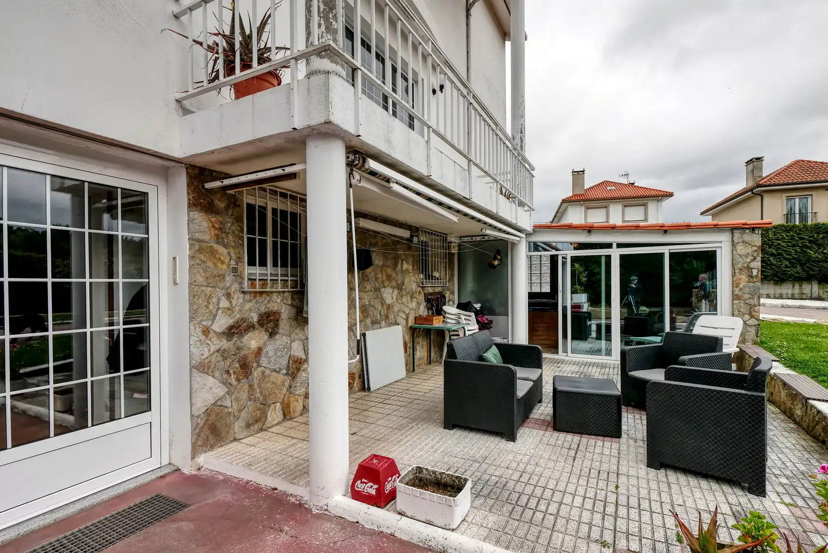 Terraza de Casa o chalet en venta en Culleredo con Calefacción, Jardín privado y Terraza