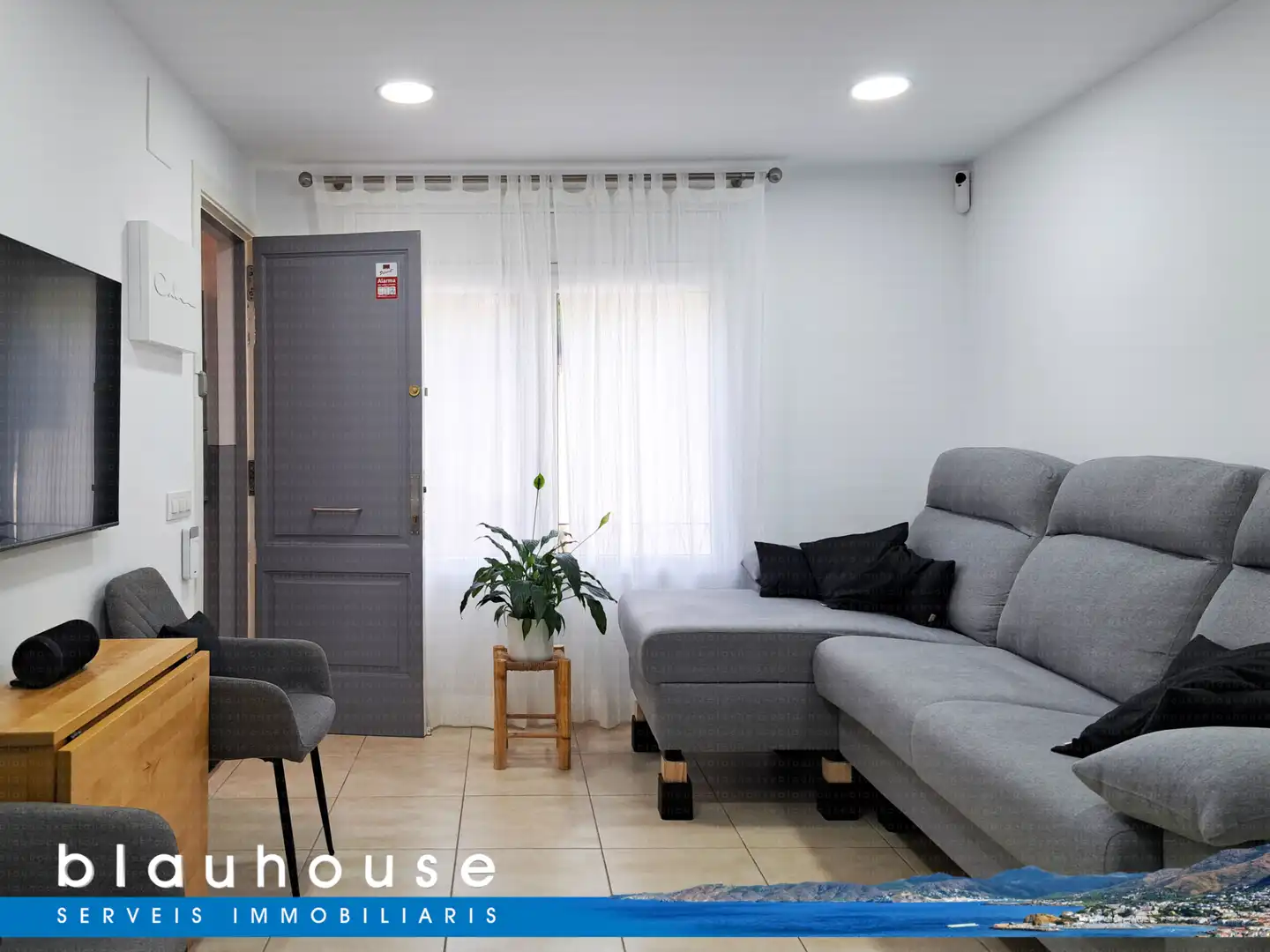 Sala de estar de Piso en venta en Llançà con Aire acondicionado