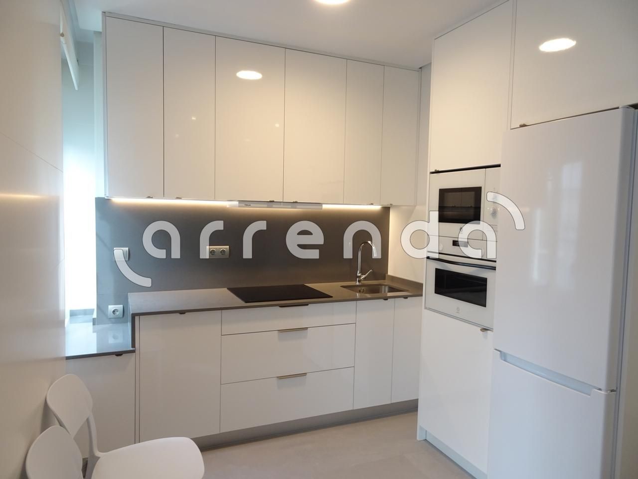 Kitchen of Apartment to rent in Santander  with Heating, Furnished and Balcony