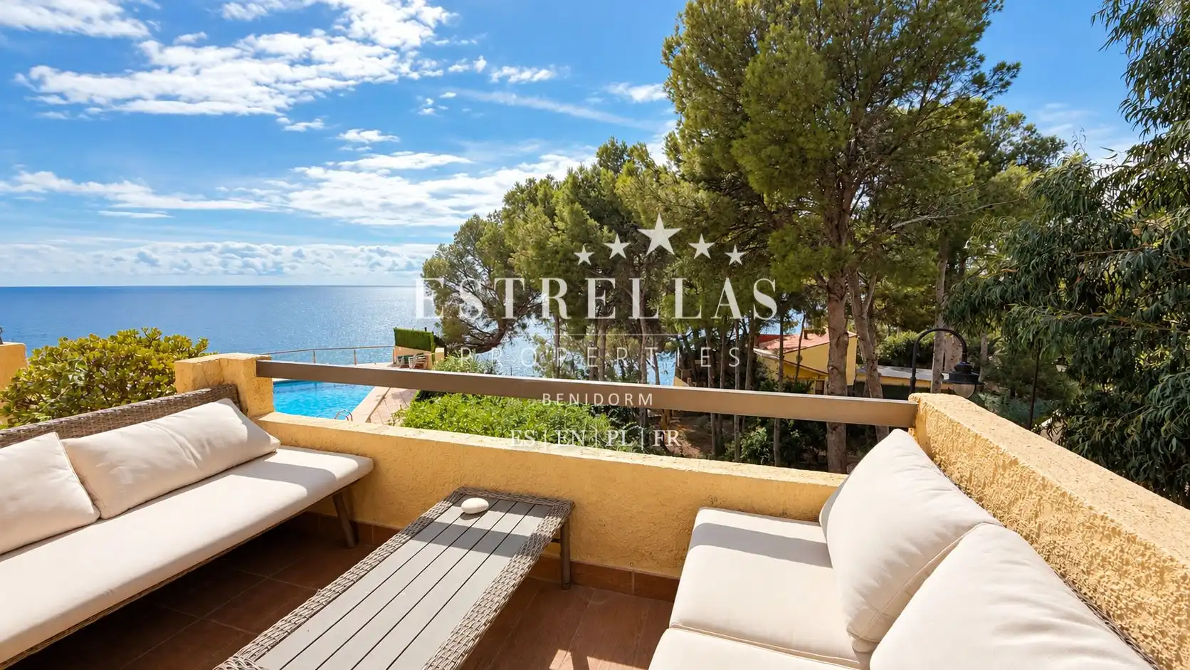 Terraza de Apartamento en venta en Altea con Aire acondicionado, Calefacción y Jardín privado