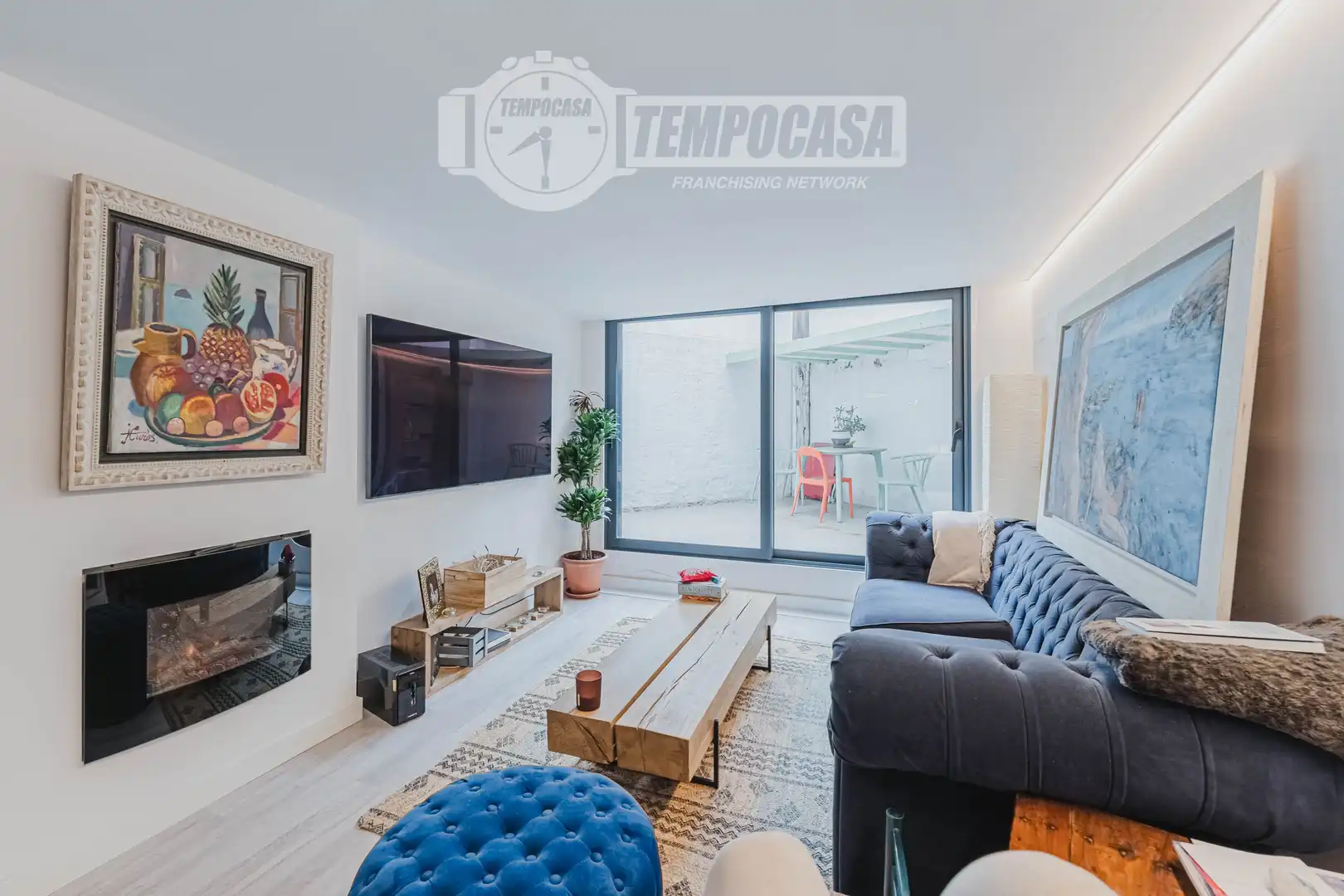 Living room of Flat for sale in Barcelona  with Air Conditioner, Heating and Balcony