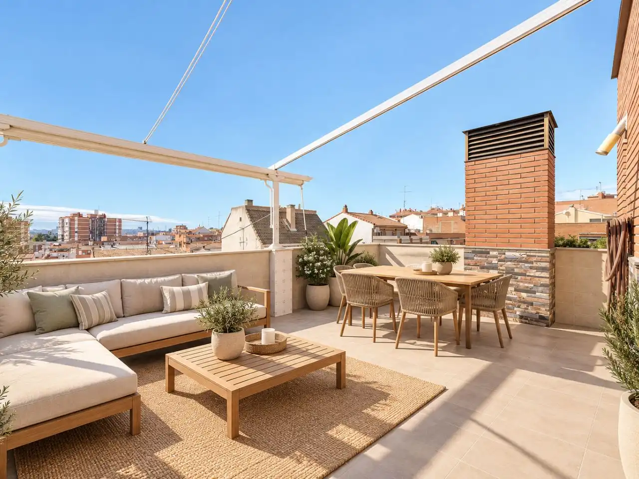 Terrassa de Casa o xalet en venda en Usera