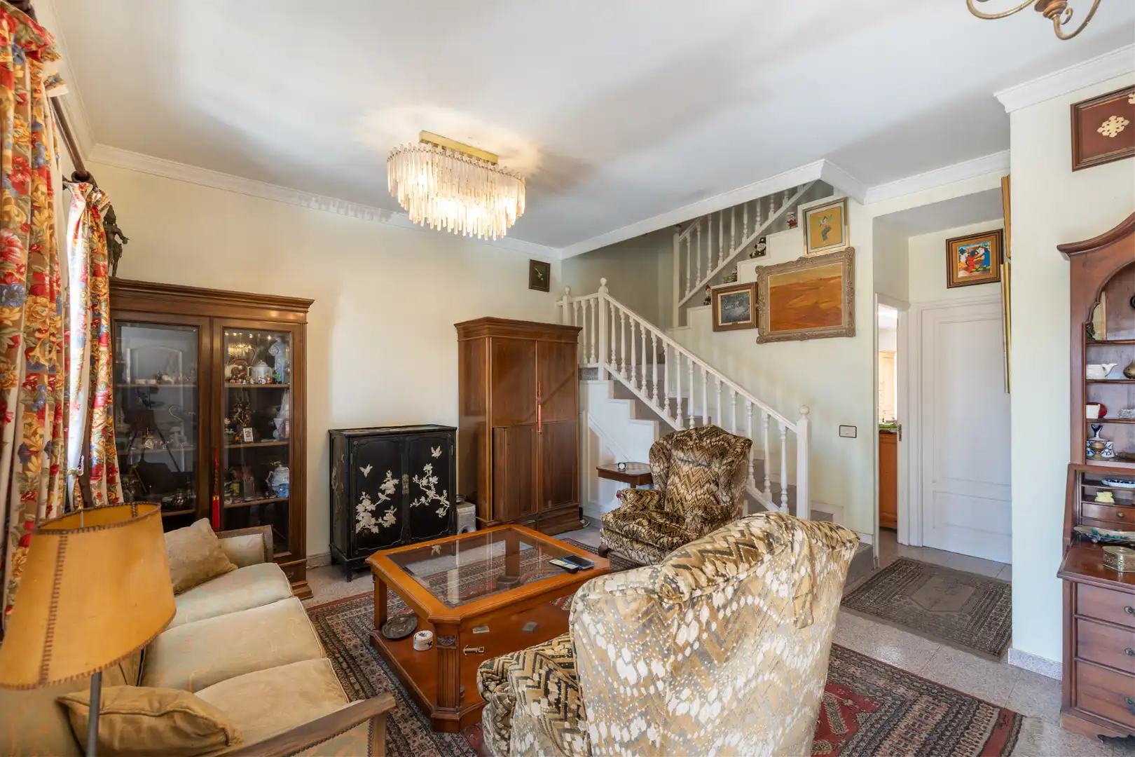 Sala de estar de Casa o chalet en venta en Santa Brígida con Jardín privado y Terraza