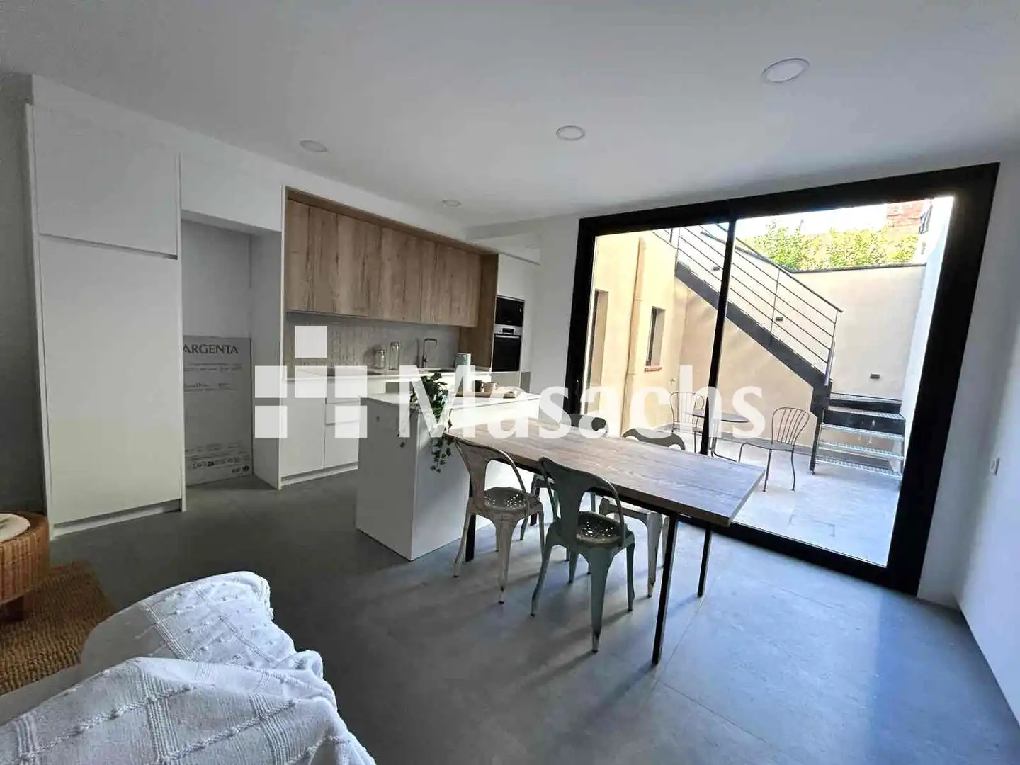 Cocina de Casa adosada en venta en Terrassa con Aire acondicionado, Calefacción y Jardín privado