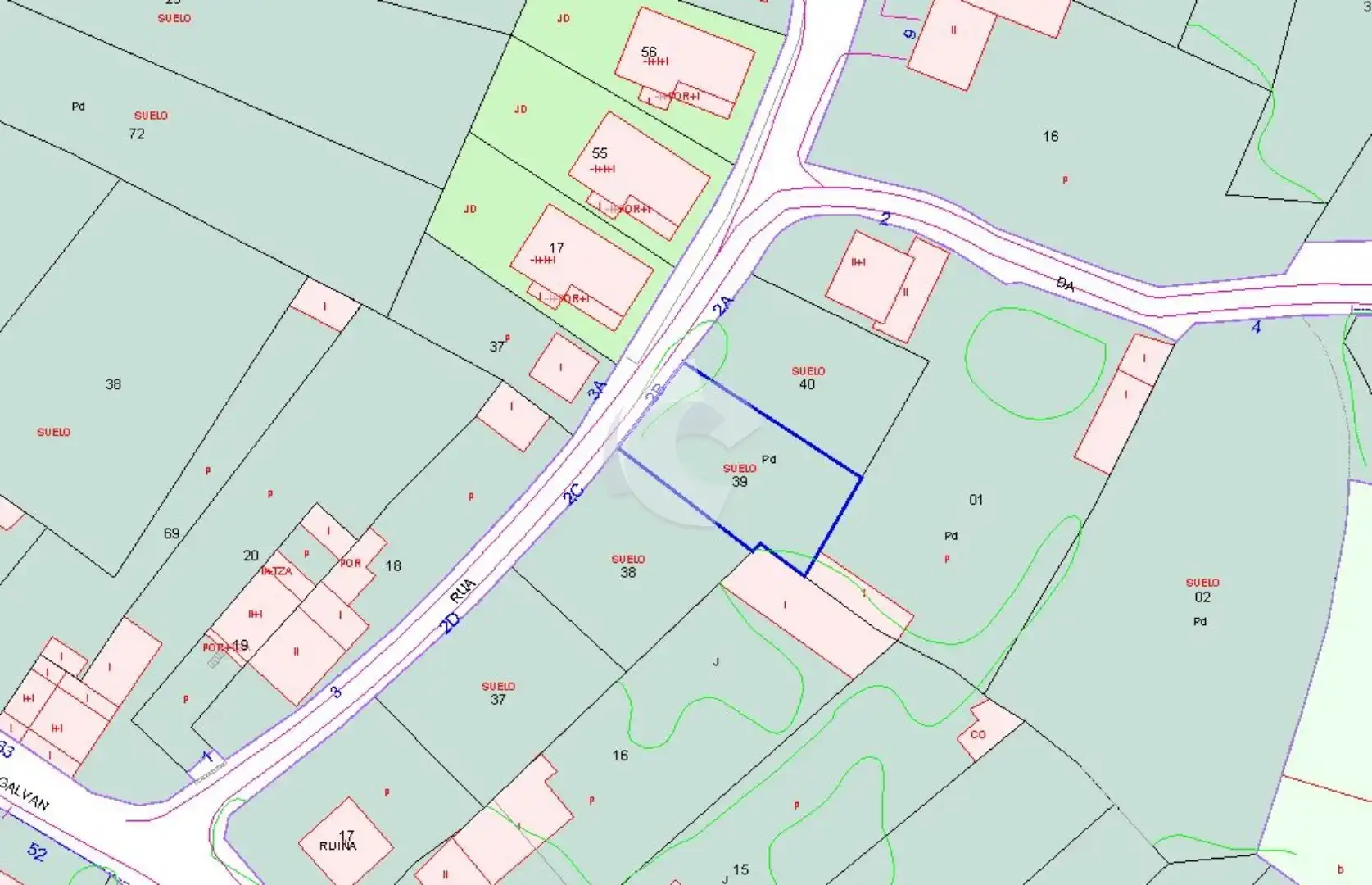 Residencial en venda en Oleiros