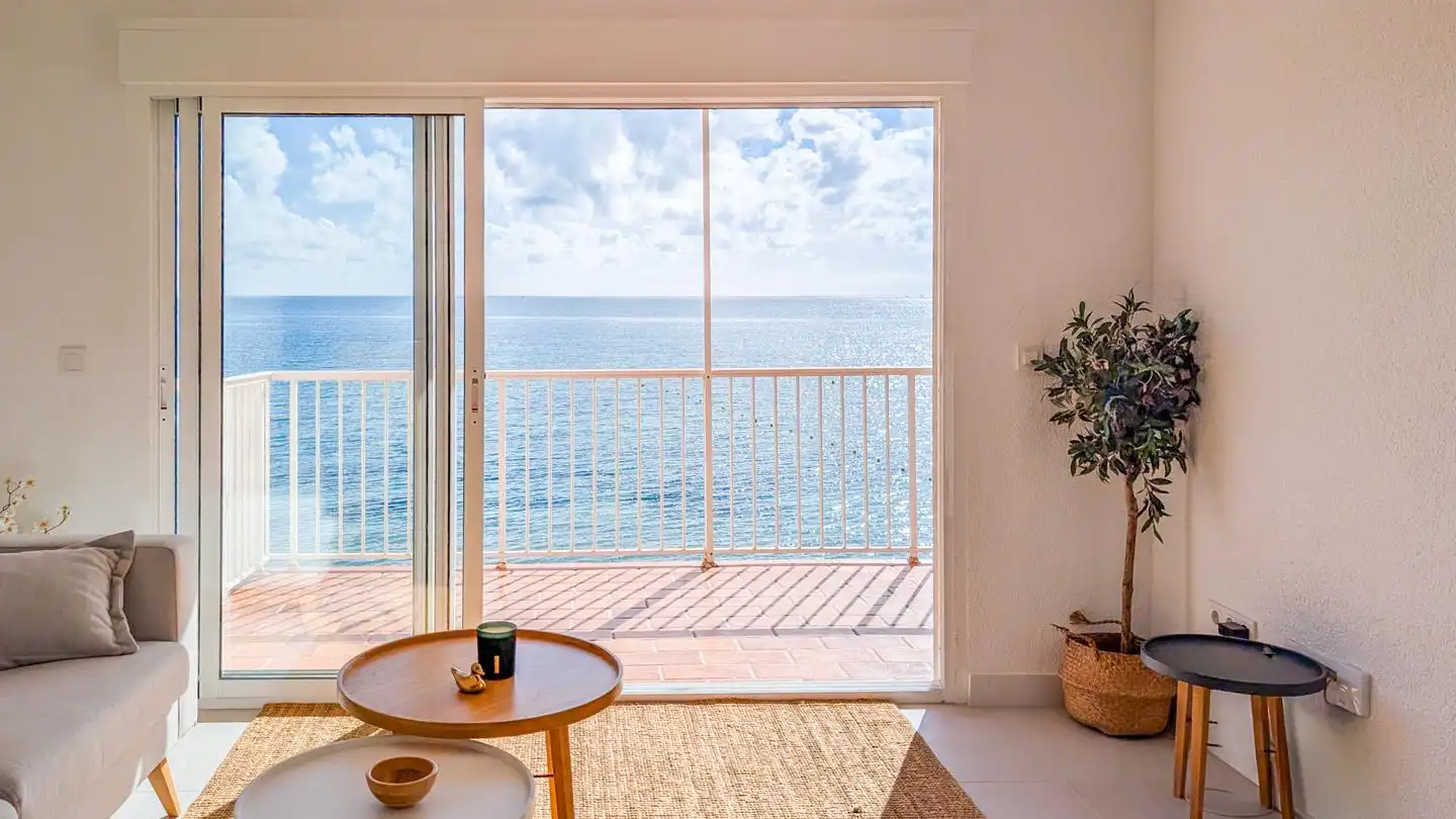 Schlafzimmer von Wohnung zum Verkauf in Santa Pola mit Klimaanlage und Terrasse