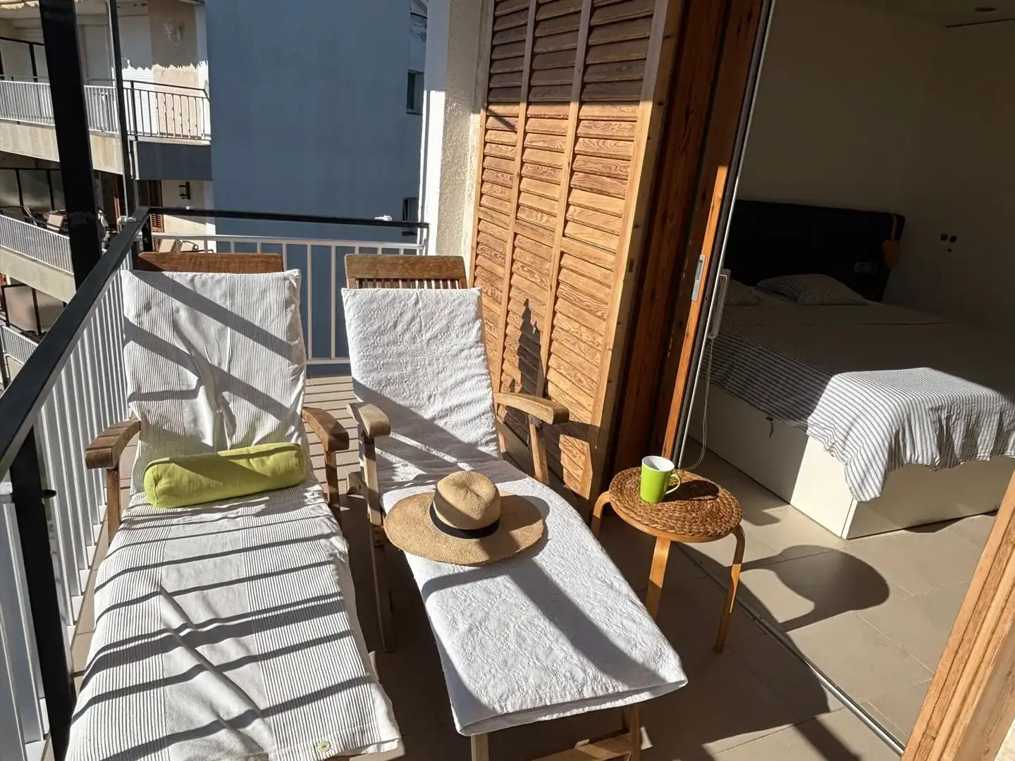 Terraza de Piso de alquiler en Lloret de Mar con Calefacción, Terraza y Amueblado