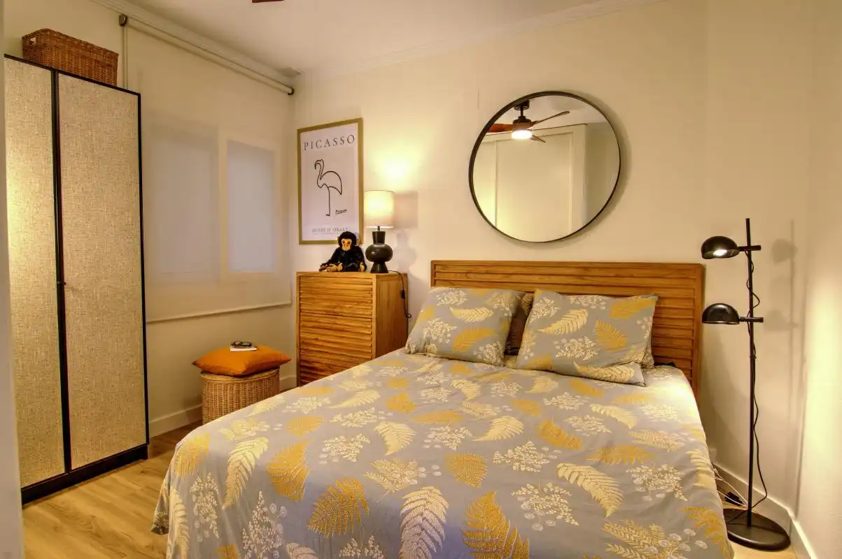 Schlafzimmer von Wohnung zum Verkauf in San Pedro del Pinatar mit Klimaanlage, Heizung und Privatgarten