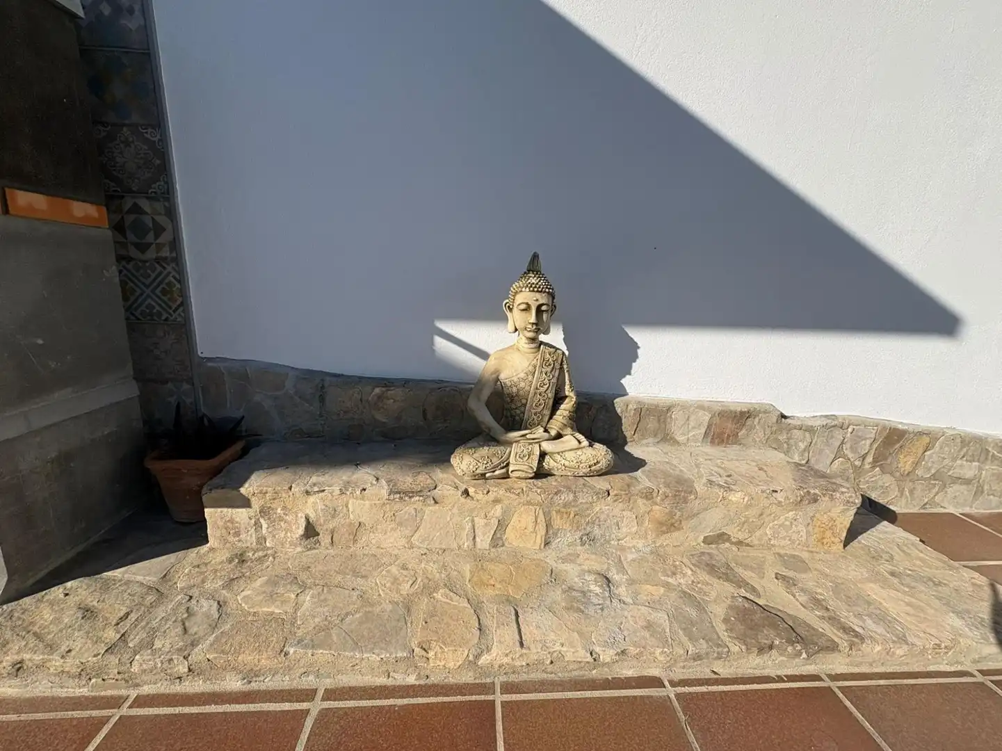 Terraza de Casa o chalet de alquiler en Chiclana de la Frontera con Aire acondicionado, Jardín privado y Piscina