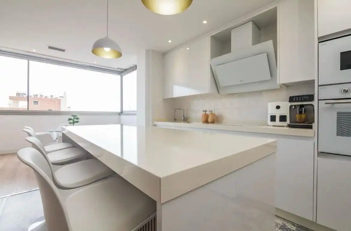 Kitchen of Attic for sale in Elche / Elx  with Air Conditioner, Private garden and Terrace