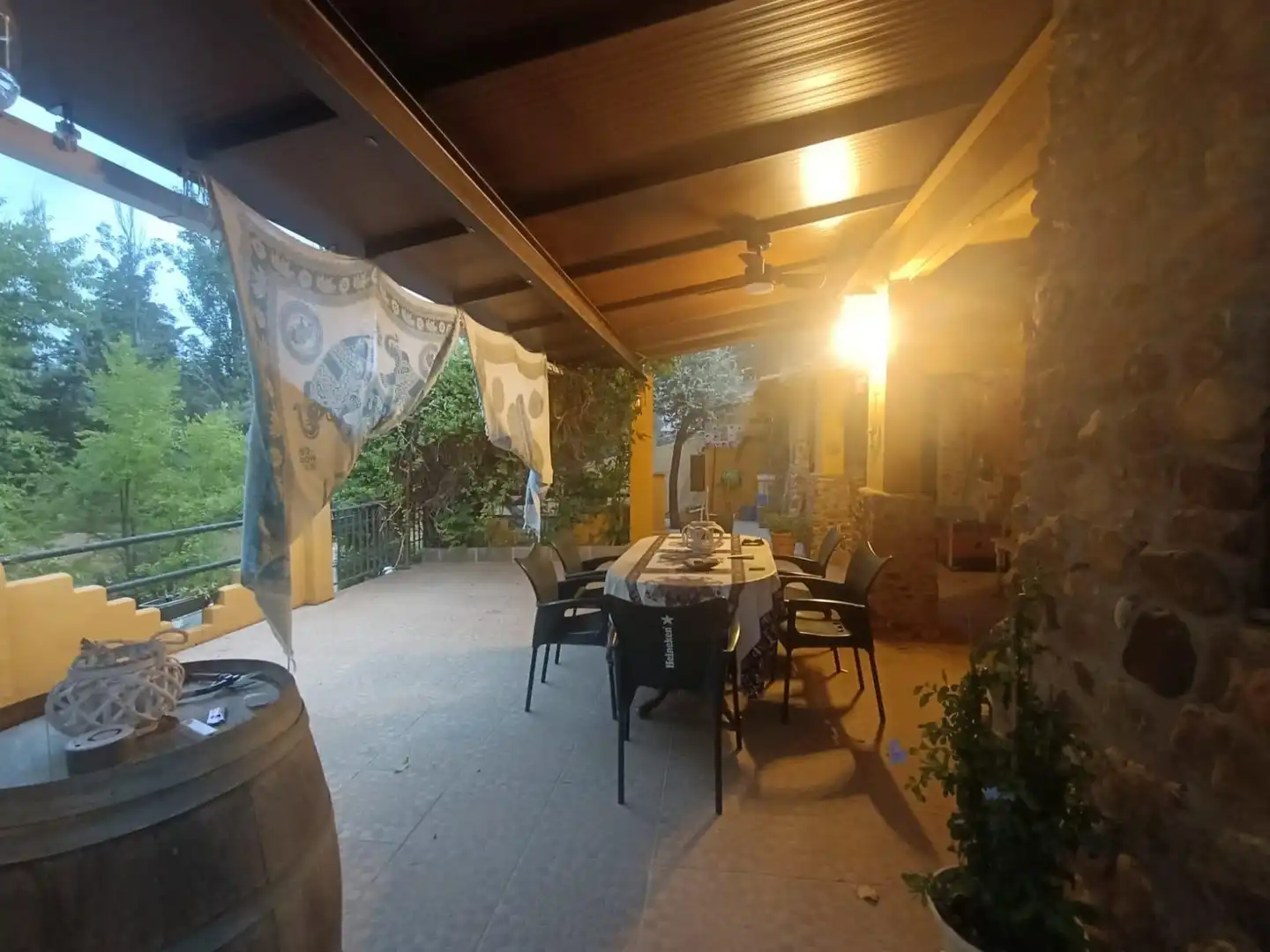 Terrassa de Casa o xalet en venda en Piedrabuena amb Aire condicionat, Calefacció i Jardí privat