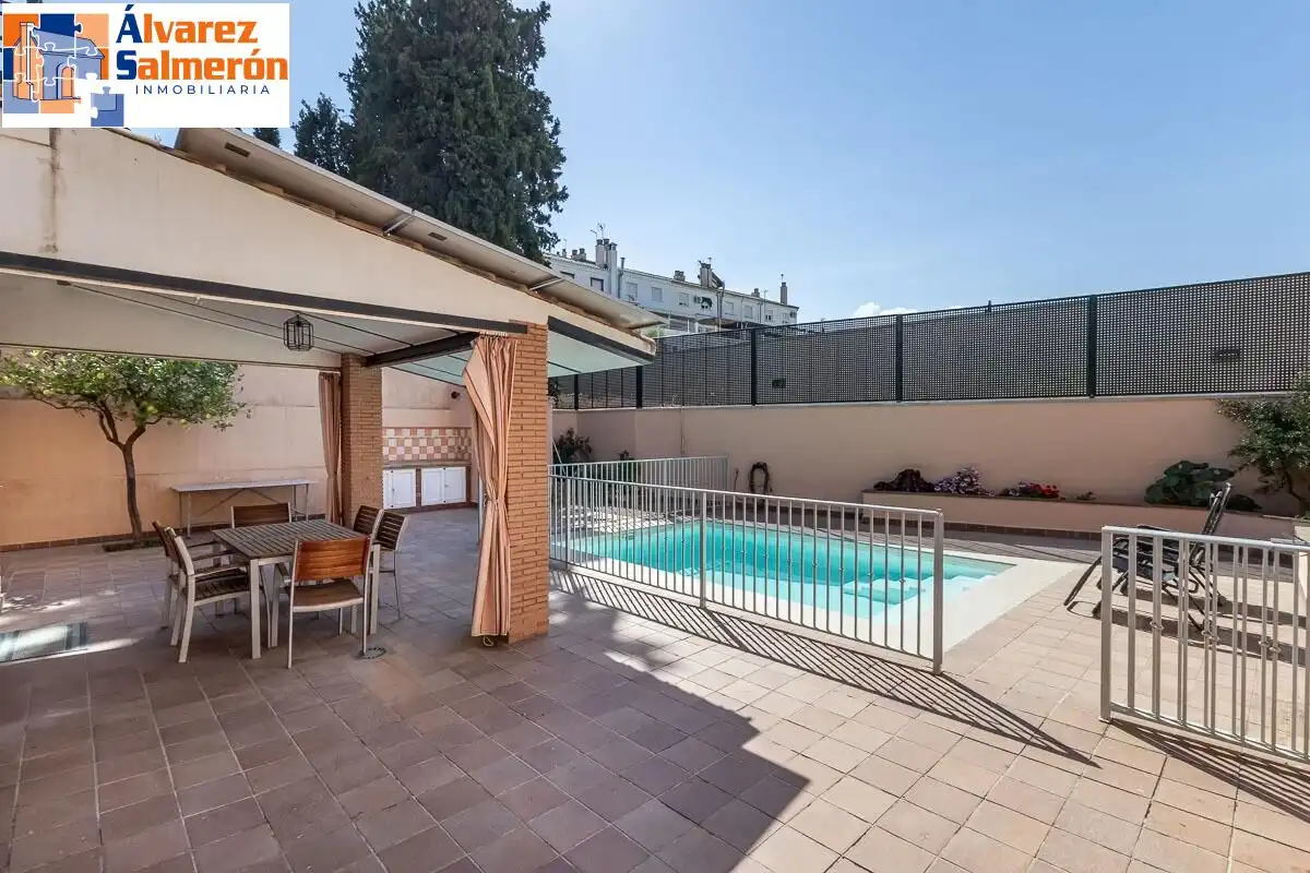 Terraza de Casa o chalet en venta en Huétor Vega con Terraza, Piscina y Balcón