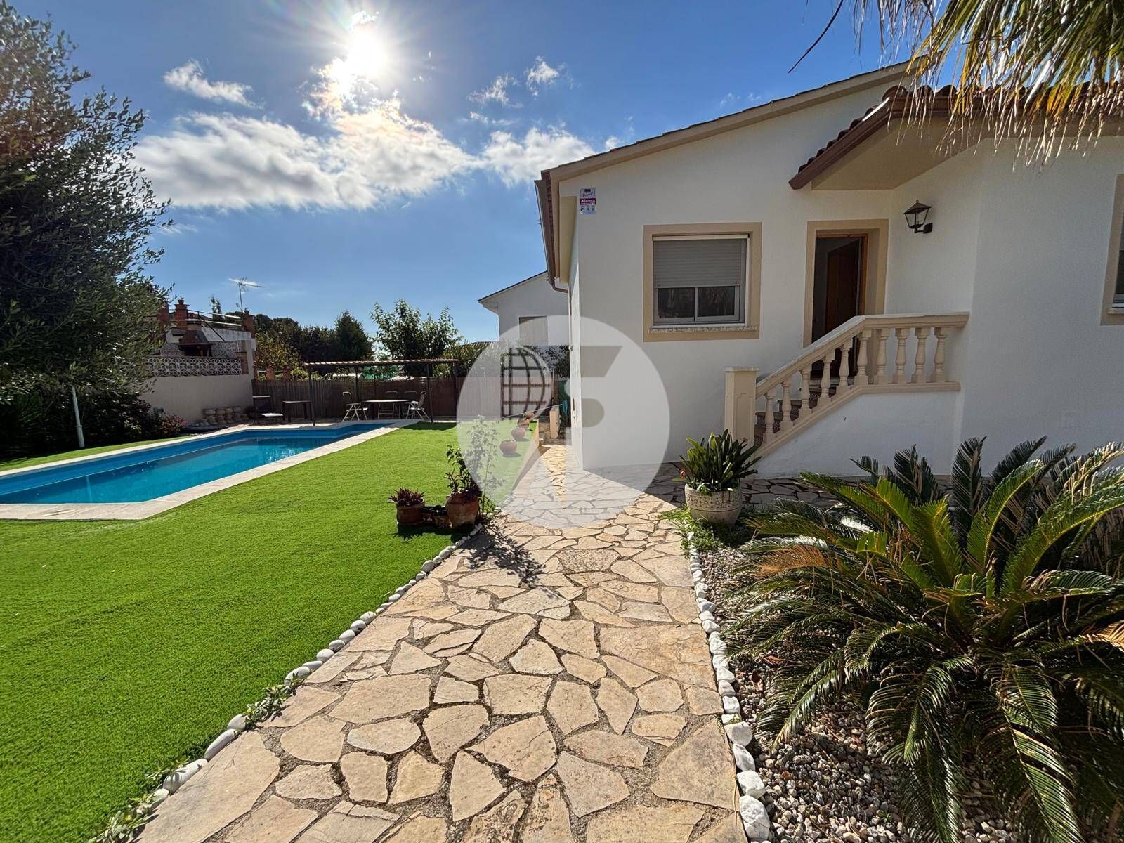 Exterior view of House or chalet for sale in Caldes de Montbui  with Air Conditioner, Heating and Terrace