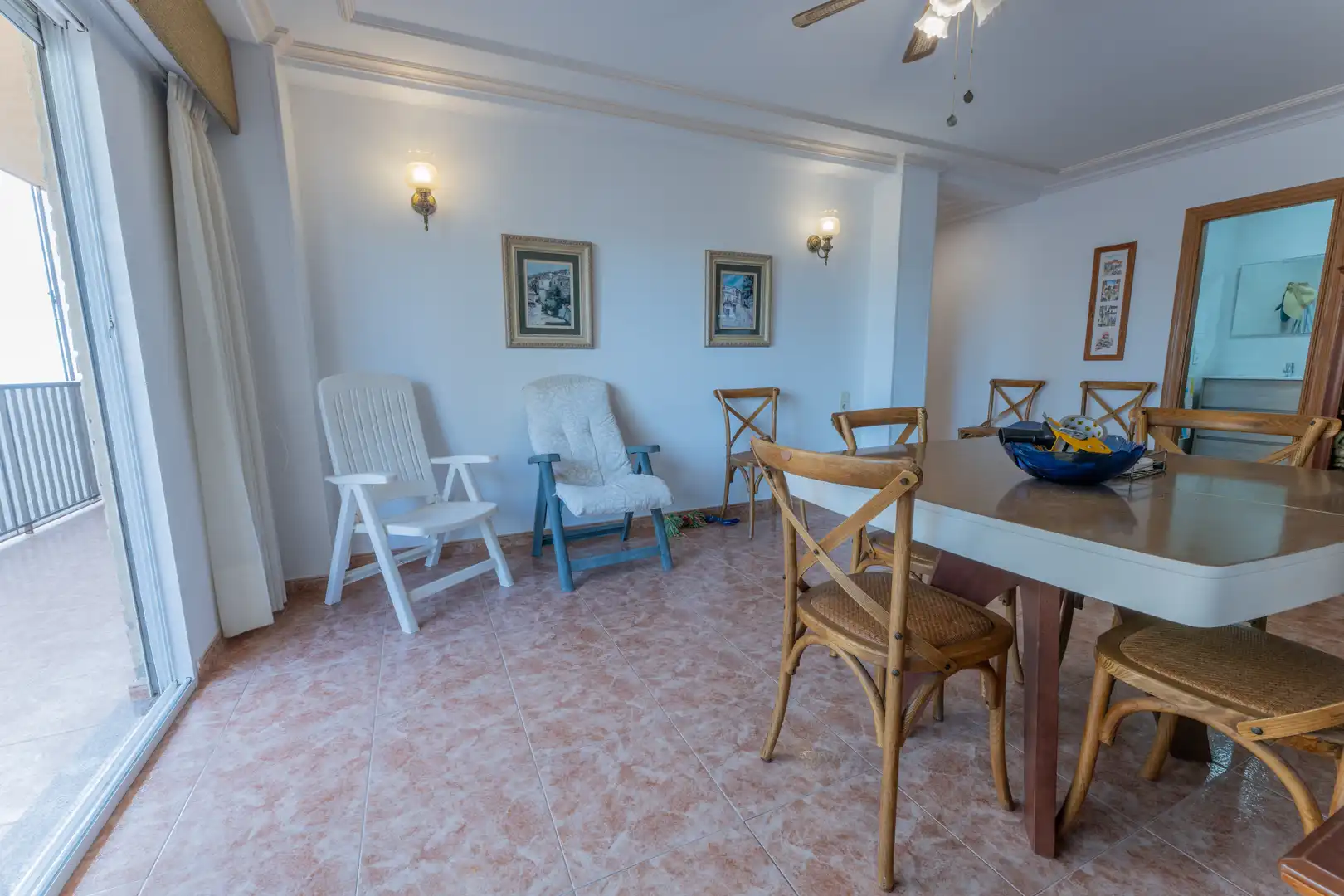 Esszimmer von Wohnung zum Verkauf in Elche / Elx mit Heizung, Terrasse und Möbliert
