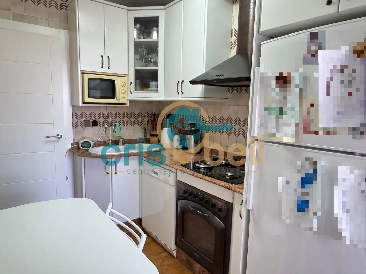 Kitchen of Flat for sale in Lorca  with Air Conditioner, Furnished and Oven