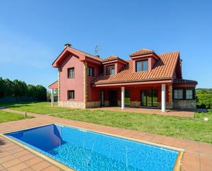 Swimming pool of House or chalet for sale in Gijón   with Air Conditioner, Terrace and Swimming Pool