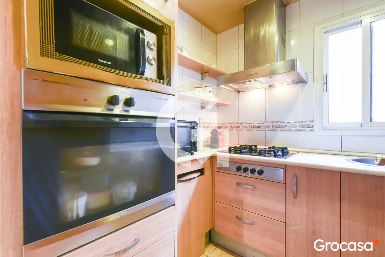 Kitchen of Flat for sale in Sant Joan Despí  with Air Conditioner and Balcony