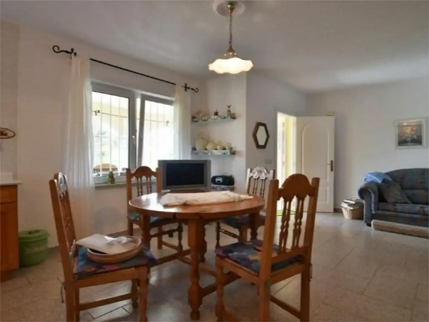 Menjador de Casa o xalet de lloguer en Calpe / Calp amb Aire condicionat, Jardí privat i Traster