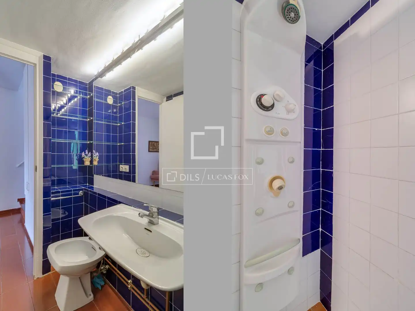 Baño de Casa o chalet de alquiler en Barcelona con Aire acondicionado, Calefacción y Jardín privado