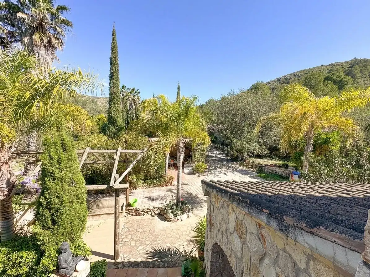 Garden of Country homes for sale in Llíber  with Air Conditioner, Heating and Private garden