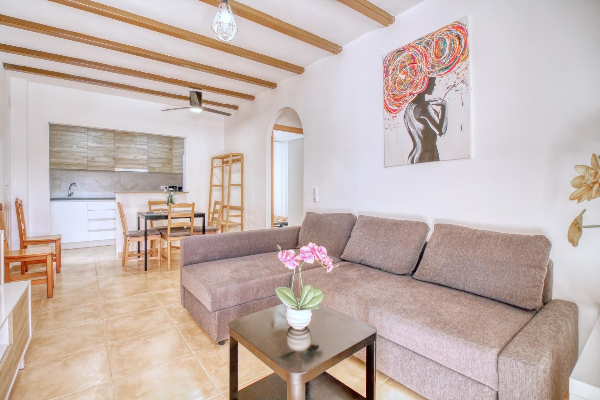 Living room of Single-family semi-detached for sale in Santa Pola  with Air Conditioner, Private garden and Terrace