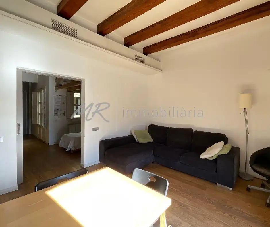 Sala d'estar de Àtic en venda en Barcelona amb Aire condicionat, Calefacció i Terrassa