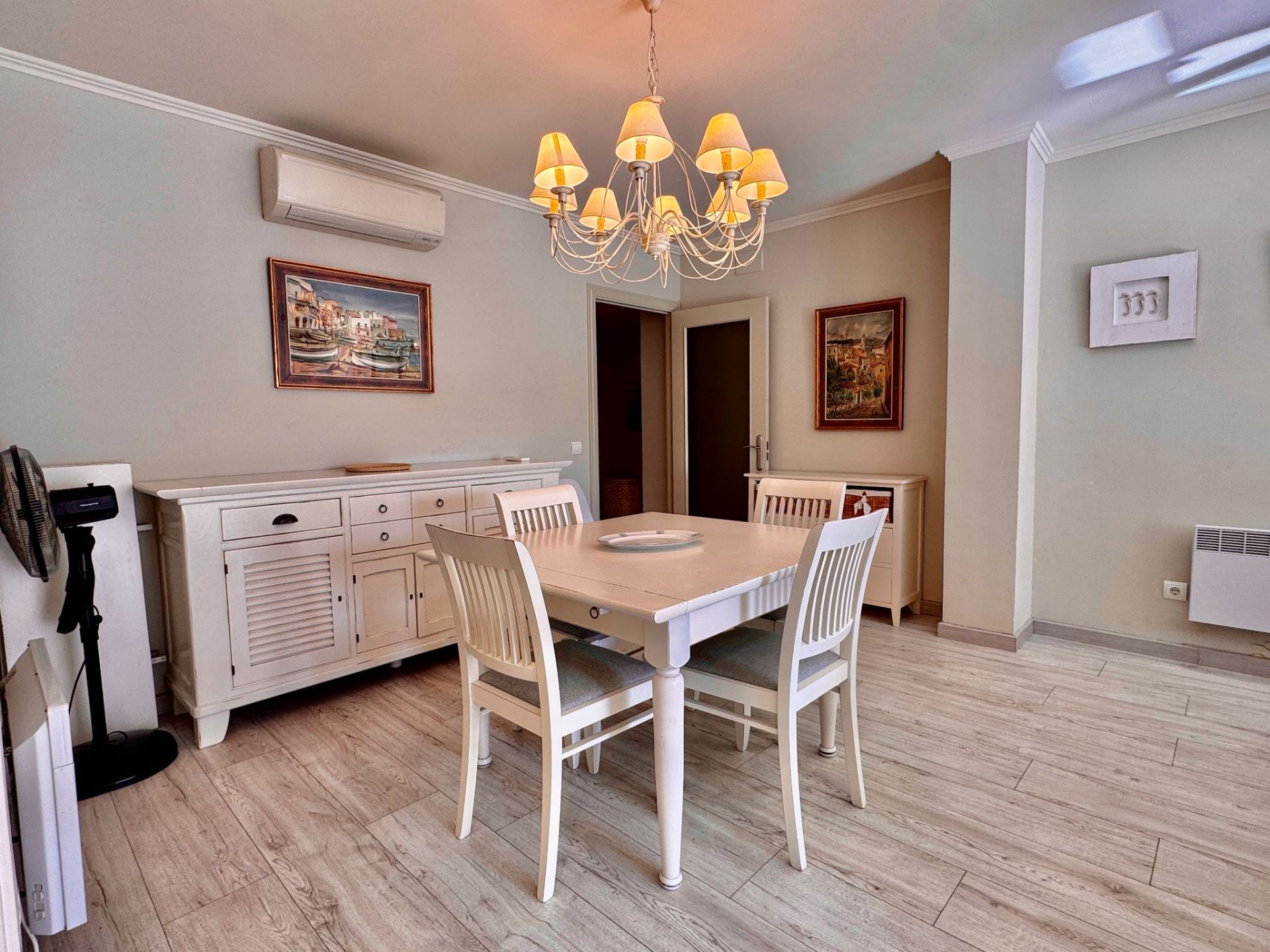 Menjador de Apartament en venda en Palafrugell amb Aire condicionat, Calefacció i Parquet