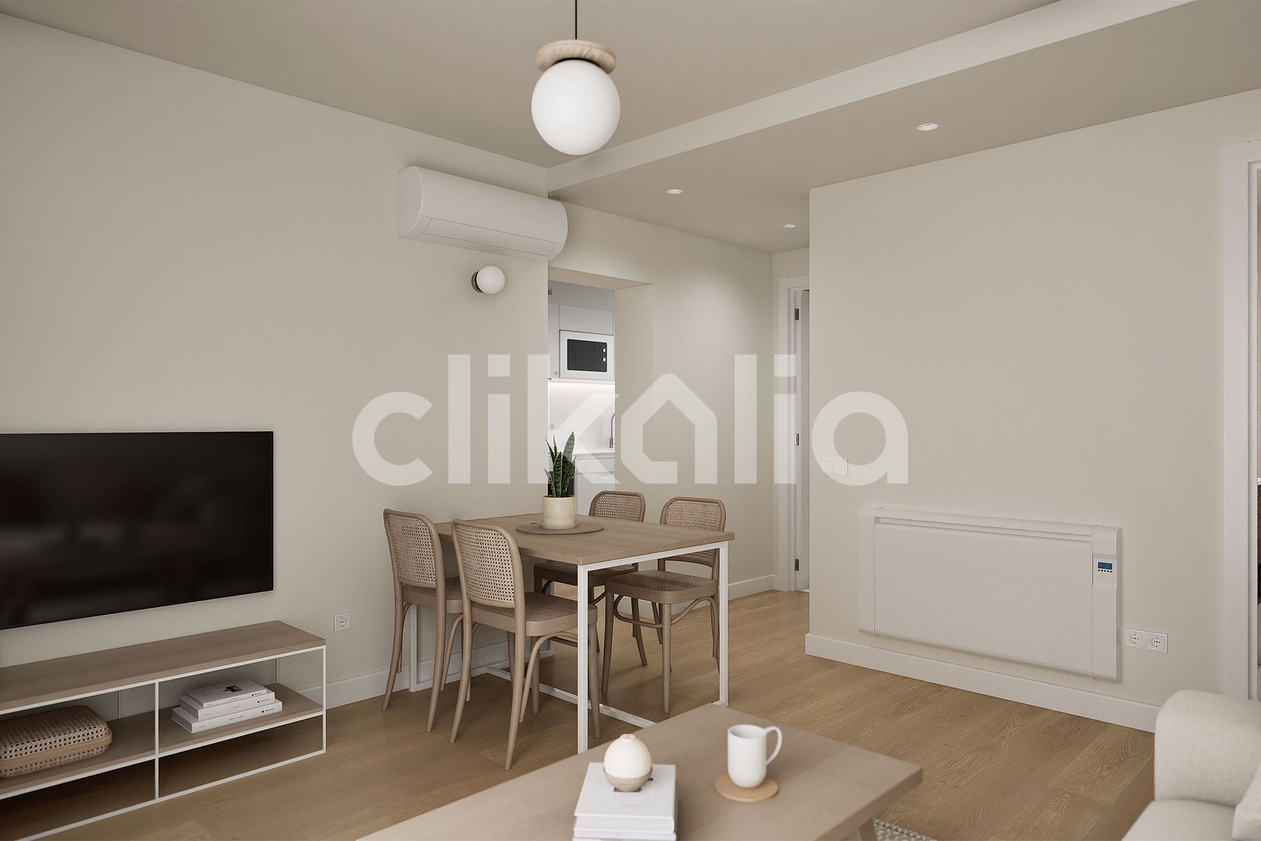 Living room of Flat for sale in  Madrid Capital  with Air Conditioner, Heating and Terrace