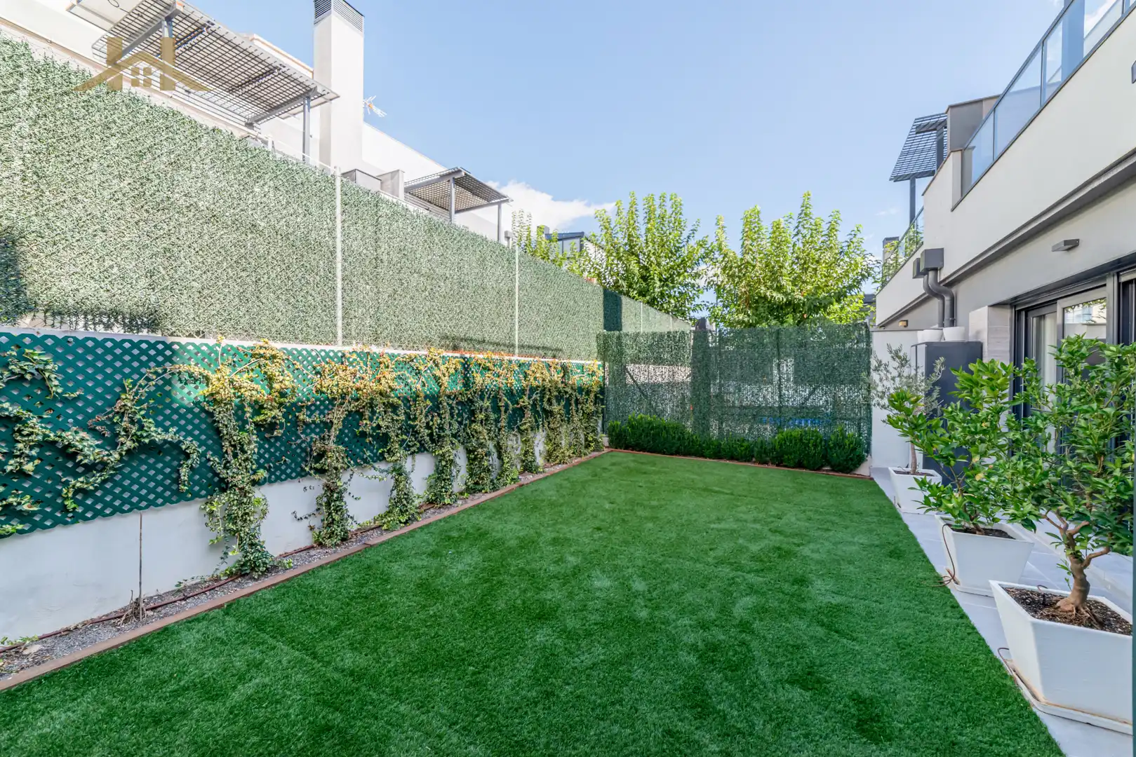 Terraza de Casa adosada en venta en Valdemoro con Aire acondicionado, Calefacción y Jardín privado