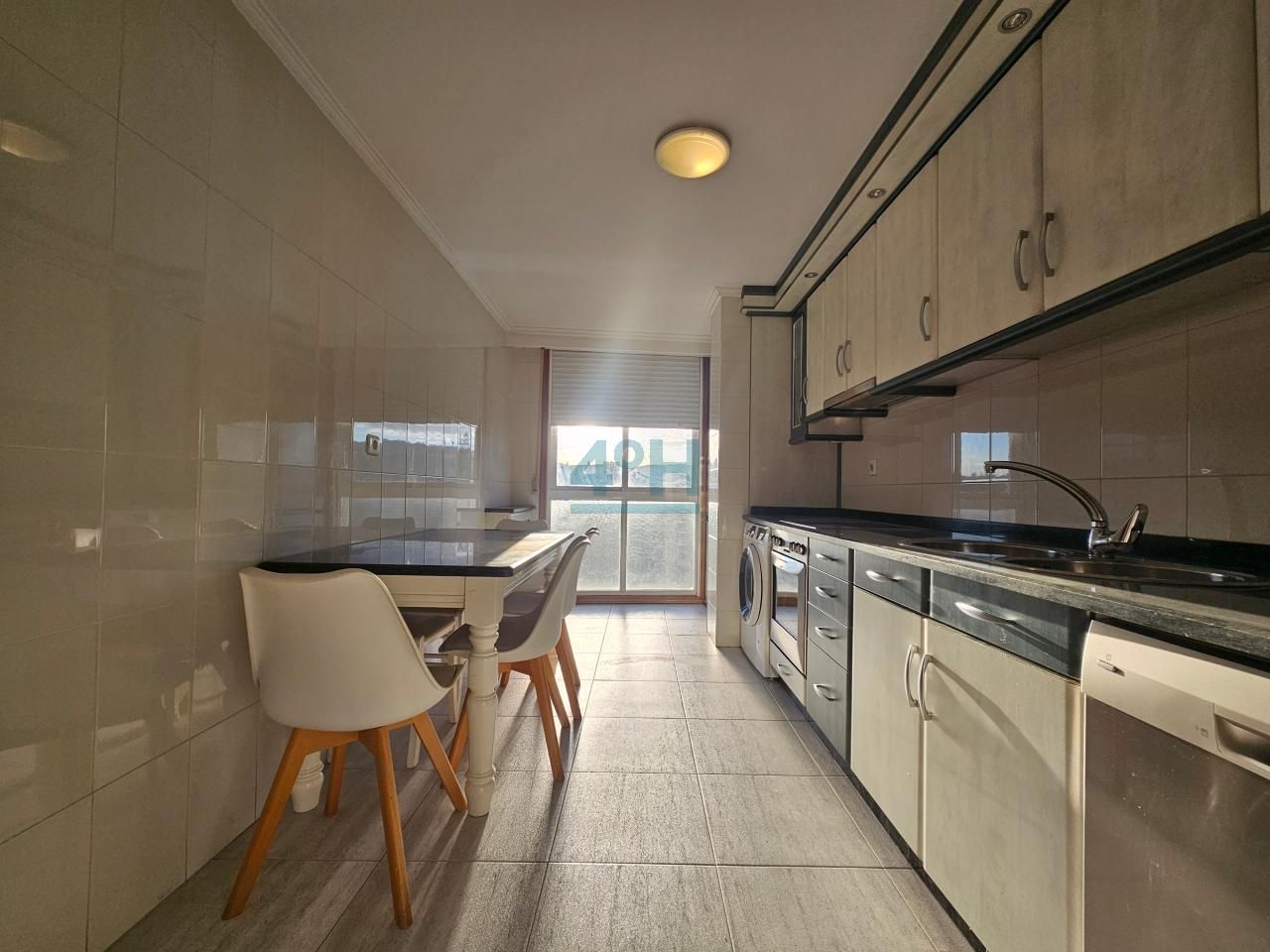 Kitchen of Flat to rent in Ourense Capital   with Heating and Parquet flooring